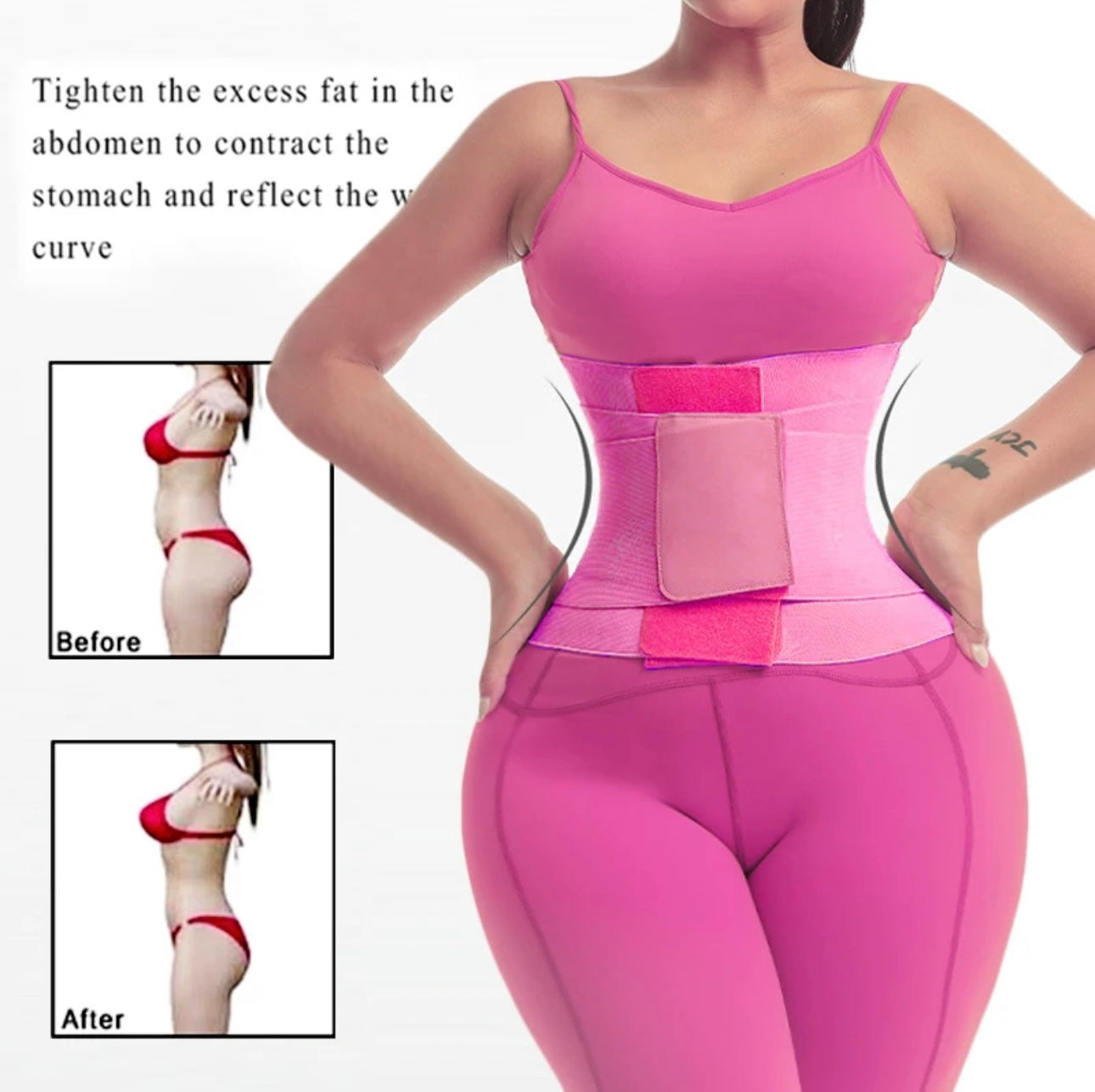 Pink Waist Trainers