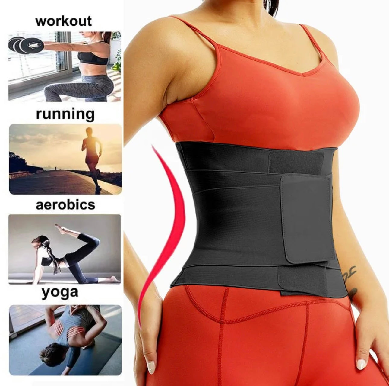 Pink Waist Trainers