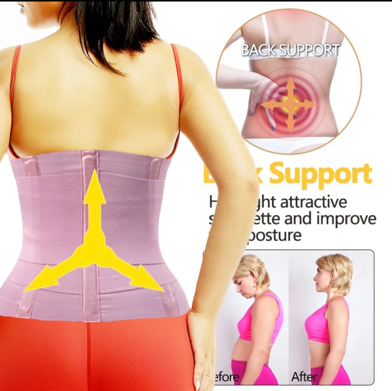 Pink Waist Trainers